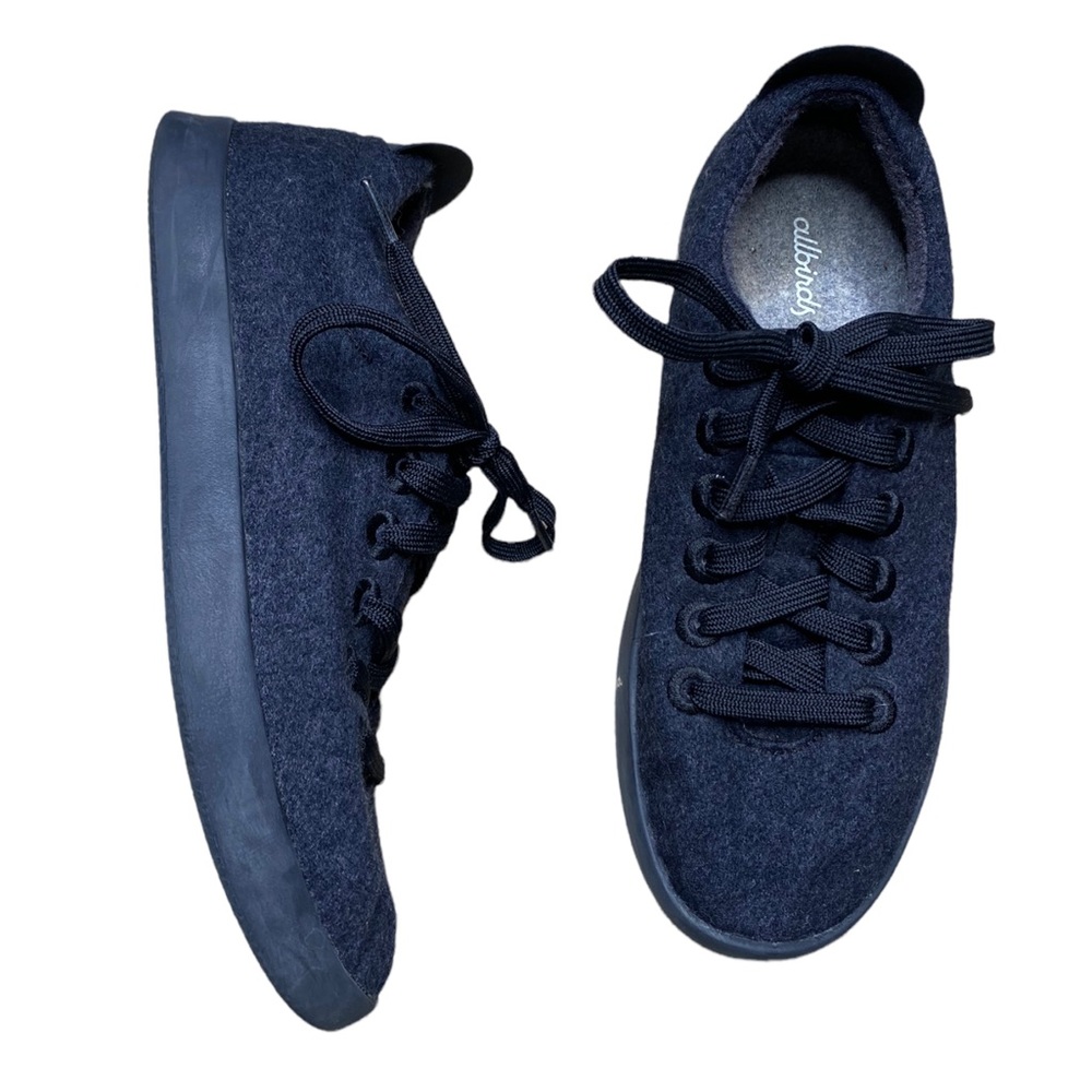 Allbirds Wool Piper Sneakers Navy Blue Women’s Size 8